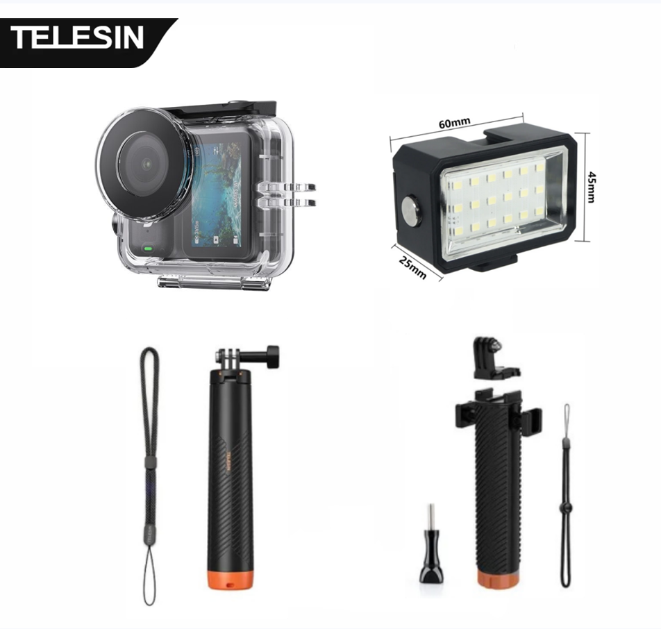 Drone Gimbal Case - TELESIN 60M Dalış Su Geçirmez Kılıf